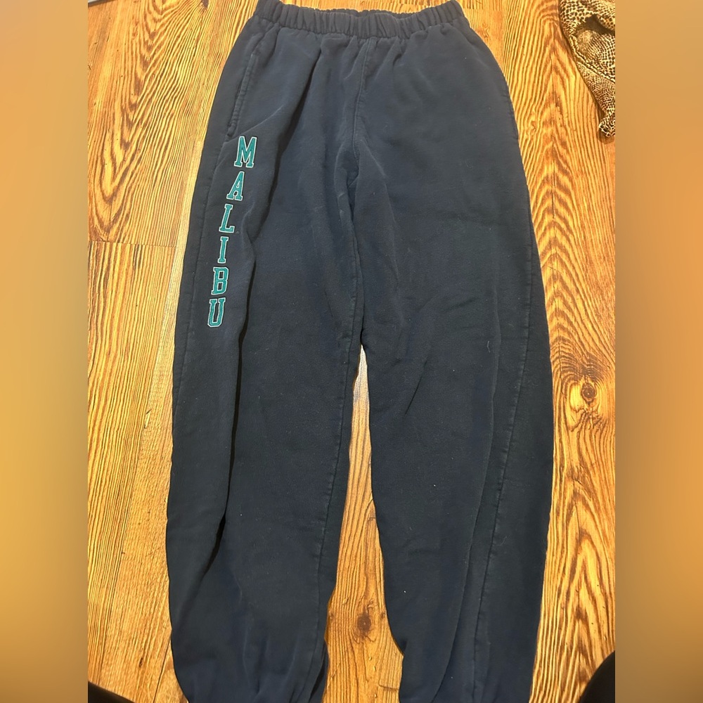 Brandy Melville Navy Malibu Sweatpants